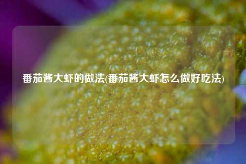 番茄酱大虾的做法(番茄酱大虾怎么做好吃法)